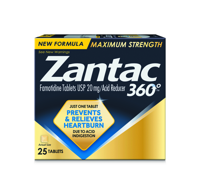 Zantac 360 Maximum Strength Tablets 25ct