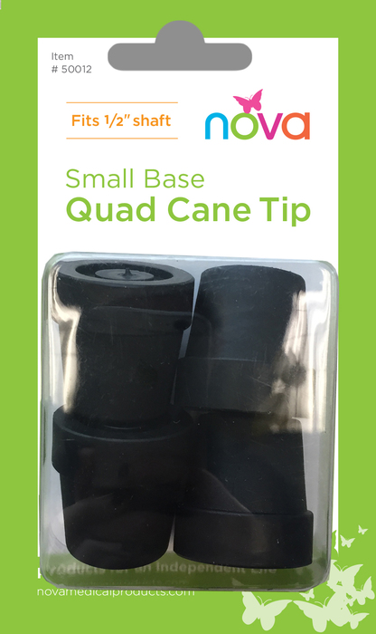 Cane Tip for Small Quad Black 50012BK 4 per pack