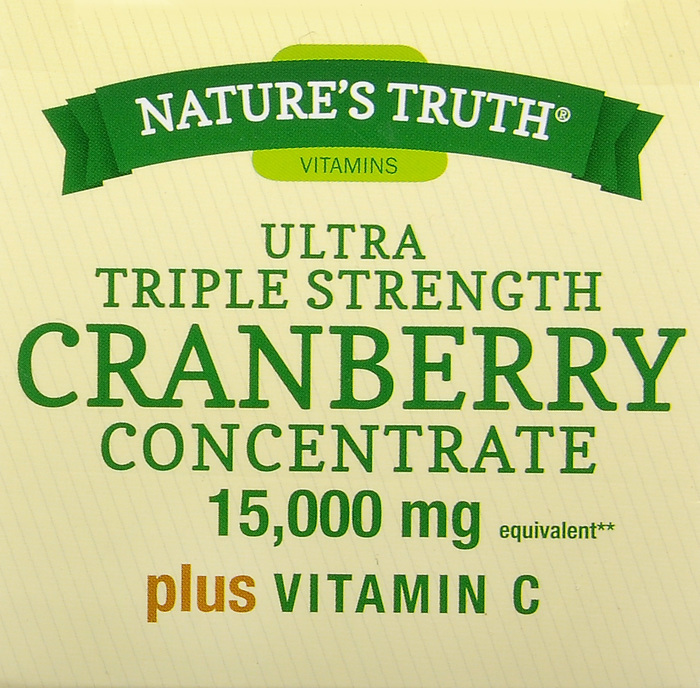 CRANBERRY 15000MG CAPS 90CT NAT TRUTH