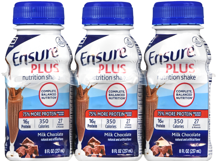 Ensure Plus Nutrition Shake 8oz Chocolate 6ct