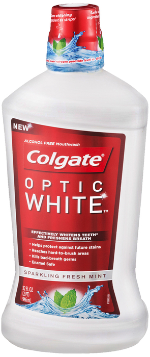 COLGATE OPTIC WHITE MOUTHWASH MINT 32OZ