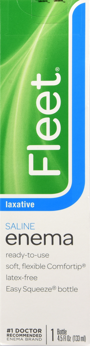 Fleet Saline Enema Laxative 4.5oz