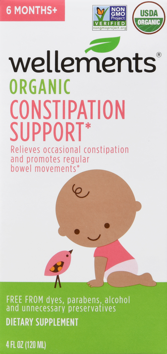 Wellements Organic Baby Constipation Support 4oz