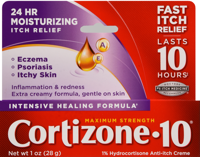 Corizone-10 Intensive Healing Anti-Itch Creme 1oz