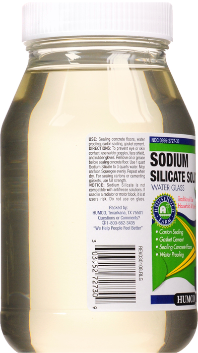 SODIUM SILICA SOLUTION 30OZ HUMCO