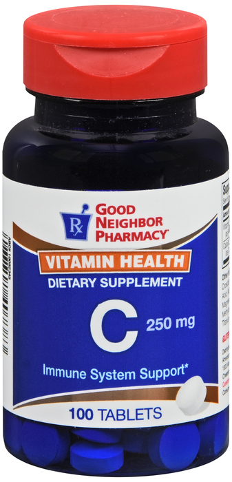 Good Neighbor Pharmacy Vitamin C 250mg with Calcium Tablets 100ct