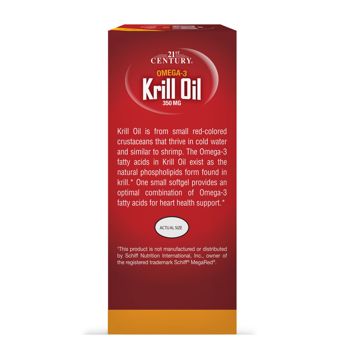 21st Century Krill Oil 300mg Omega-3 Softgels 60ct