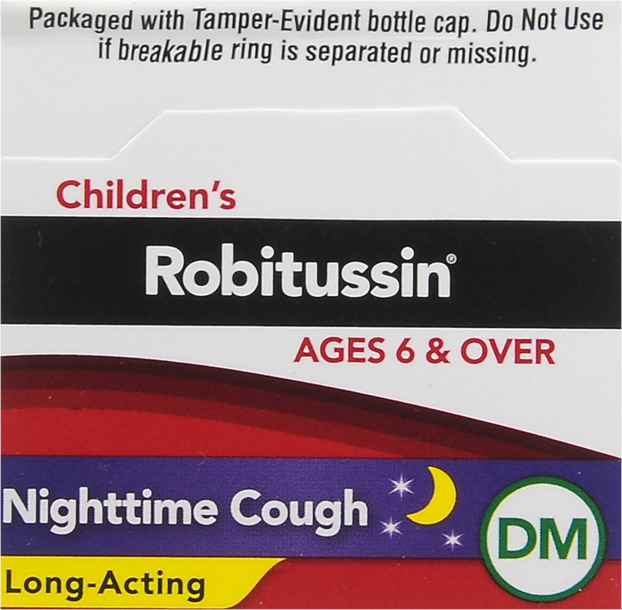 Children's Robitussin DM Nighttime Cough Fruit Punch Liquid 4oz