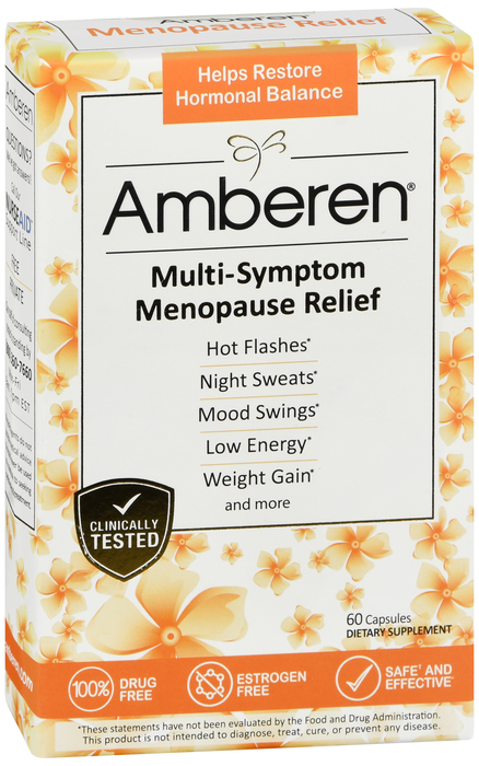 Amberen Multi-Symptom Menopause Relief Capsules 60ct