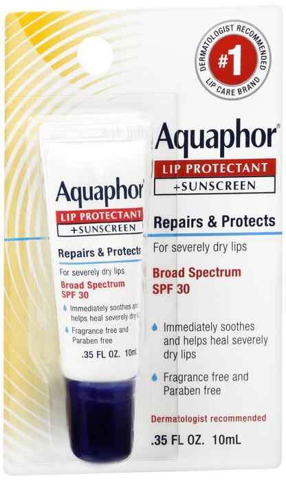 Aquaphor Lip Protectant+Sunscreen SPF30 0.35oz