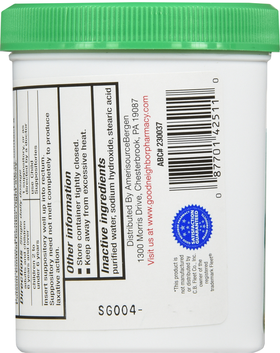 Good Neighbor Pharmacy Adult Glycerin Suppositories 50ct