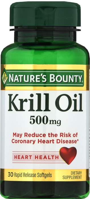 Nature's Bounty Krill Oil 500mg Softgels 30ct