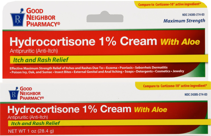 Good Neighbor Pharmacy Hydrocortisone 1% Cream with Aloe 1oz