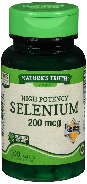 SELENIUM 200MCG TAB 100CT NAT TRUTH