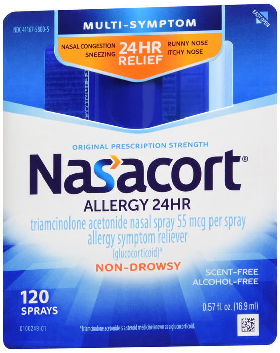 Nasacort Allergy 24HR, Non-Drowsy 120 Sprays