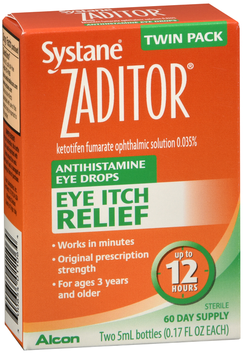 ZADITOR EYE ITCH RELIEF TWIN PACK 0.34OZ