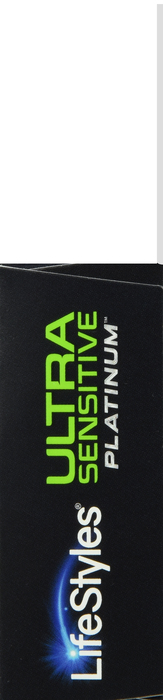 LIFESTYLES ULTR SENSTV PLATNM CONDOM 3CT