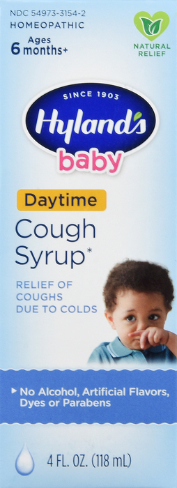 HYLANDS BABY COUGH SYRUP 4 OZ