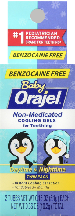 Baby Orajel Non-Medicated Cooling Gel AM/PM