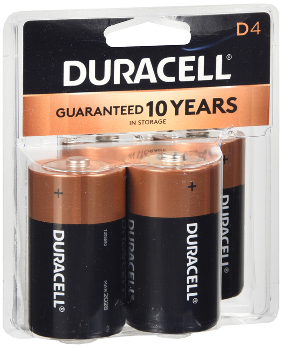 DURACELL COPPERTOP D 4 CT