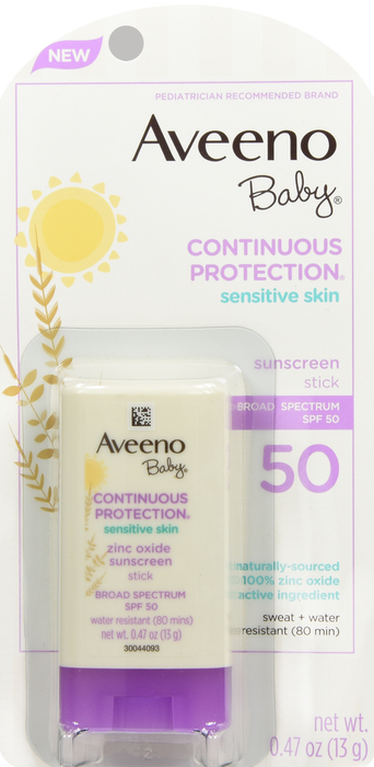 AVEENO BABY FACE STK SUNSCRN SPF50 .47OZ