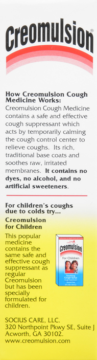 CREOMULSION ADULT COUGH SYR FORMULA 4 OZ