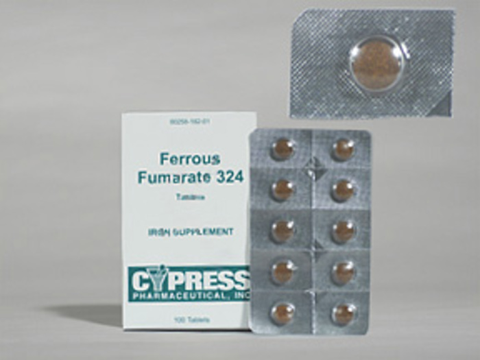 Ferrous Fumarate 324mg Tablets 100ct