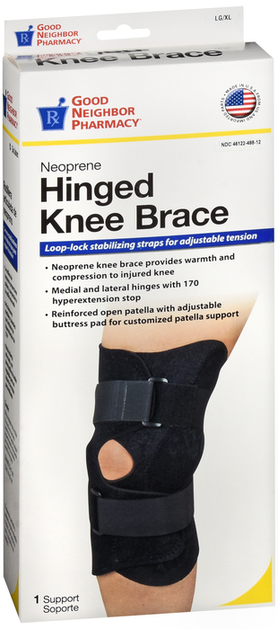 Good Neighbor Pharmacy Neoprene Hinged Knee Brace Large/Extra Large 1ct