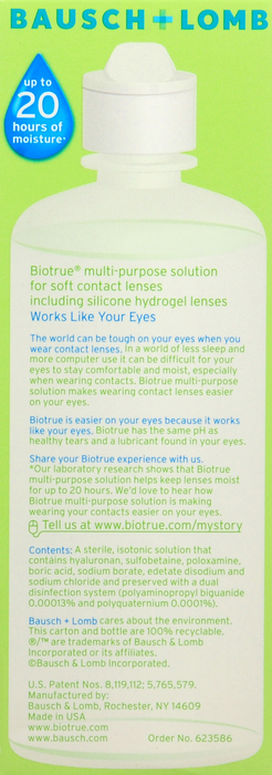 Bausch + Lomb Biotrue Multi-Purpose Solution 10oz