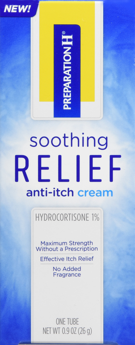 Preparation H Soothing Relief Anti-Itch Cream 1oz