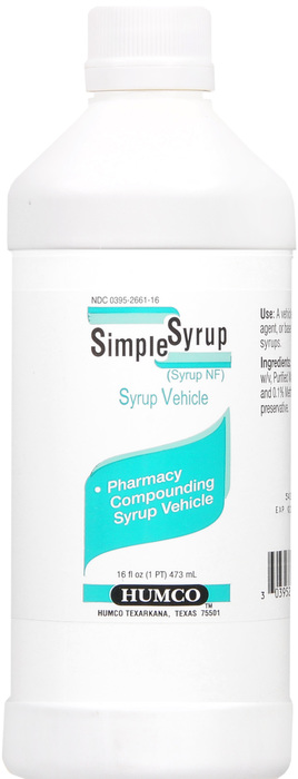 SIMPLE SYRUP 16OZ HUMCO