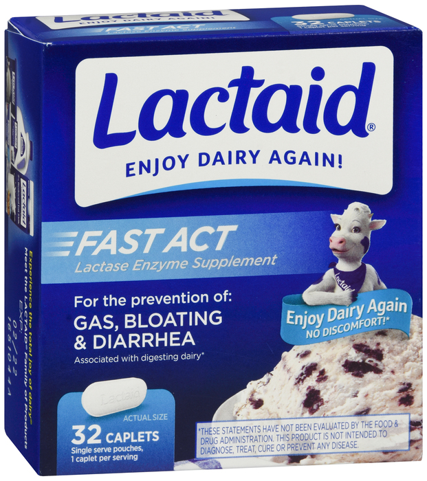 LACTAID FAST ACTING CAPLET 32CT