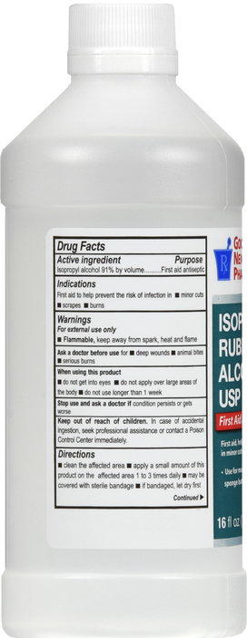 Good Neighbor Pharmacy Alcohol Isopropyl 91% Liquid 12x16oz