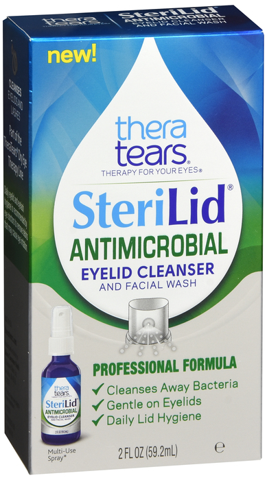 STERILID ANTIMICROBL EYELID CLEANSR 2 OZ