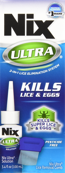 Nix Ultra 2-in-1 Lice Treatment 3.4oz