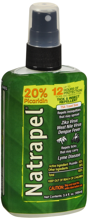 NATRAPEL 8HR DEET FREE LIQUID 3.4OZ PUMP