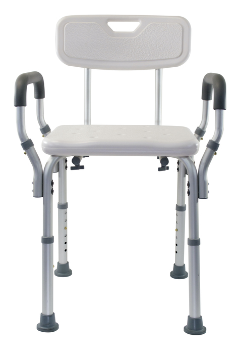 ESSENTIAL MEDICAL SUPPLY BATH BENCH ARMS BACK 1 CT