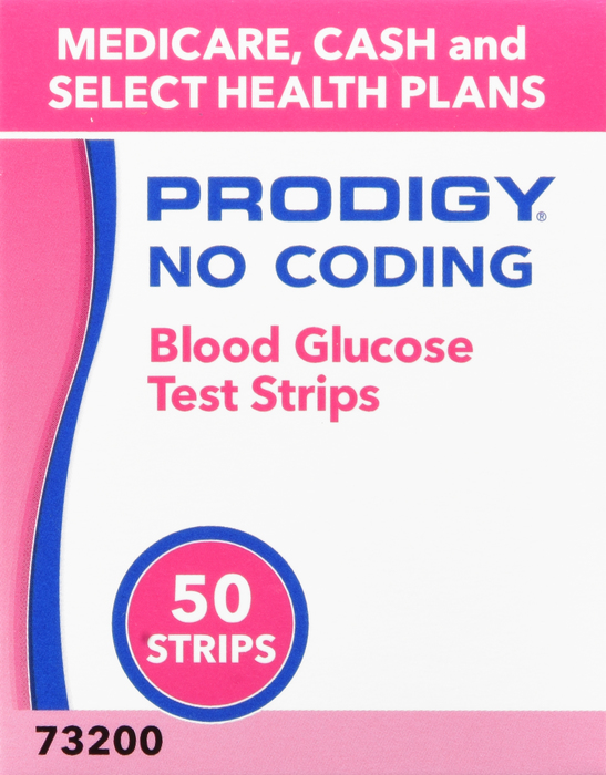 Prodigy No Code Strips Medical 50ct