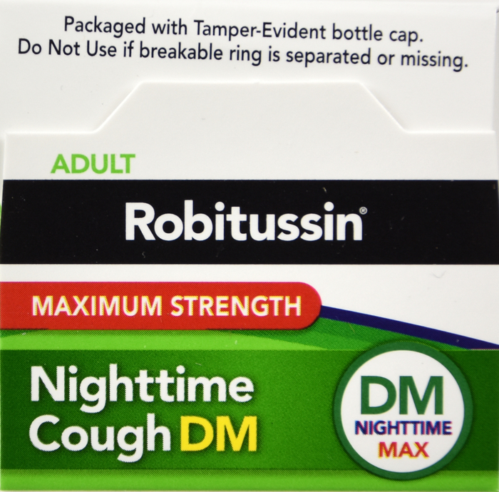 Robitussin DM Max Strength Nighttime Cough Liquid 4oz