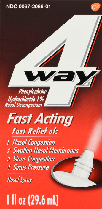 4 WAY FAST ACTING NASAL SPRAY 1 OZ