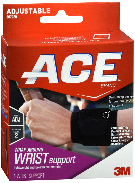 ACE Wrap Around Wrist Support Neoprene Adjustable 1ct