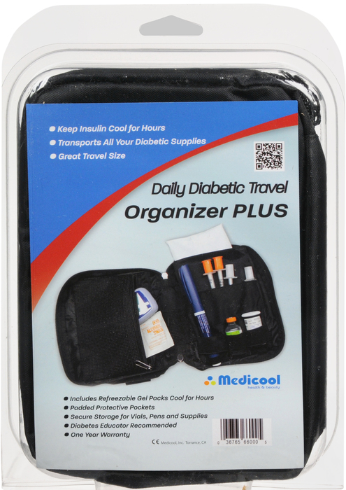 Medicool Daily Diabetic Organizer Smart Case 1ct