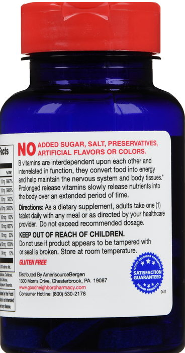 Good Neighbor Pharmacy Vitamin B-100 Complex Prolonged Release Tablets 50ct