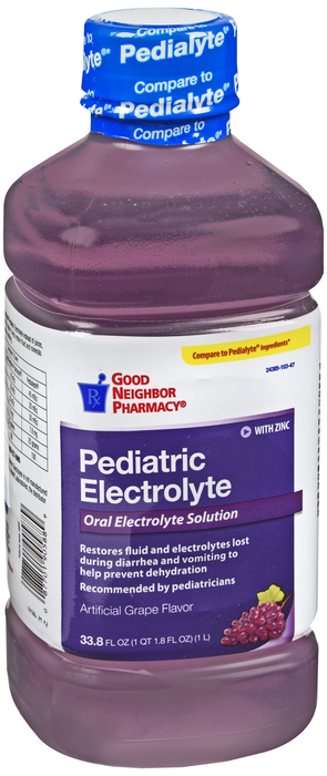 Good Neighbor Pharmacy Grape Pediatric Electrolyte Liquid 6x33.8oz