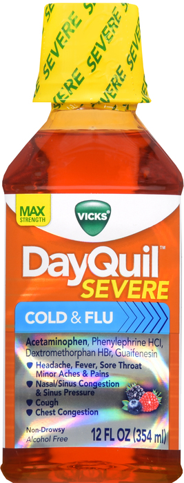 DayQuil Severe Cold & Flu Liquid 12oz