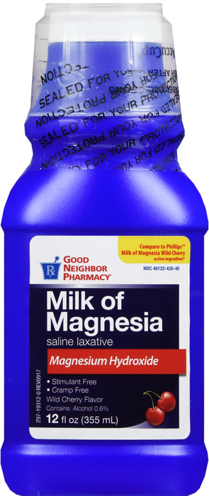 Good Neighbor Pharmacy Milk of Magnesia 400mg Cherry Liquid 12oz