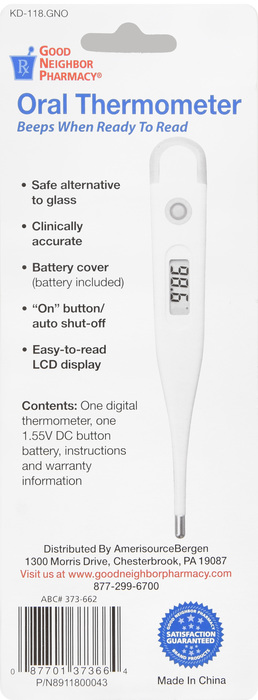 Good Neighbor Pharmacy Digital Oral Thermometer 1ct