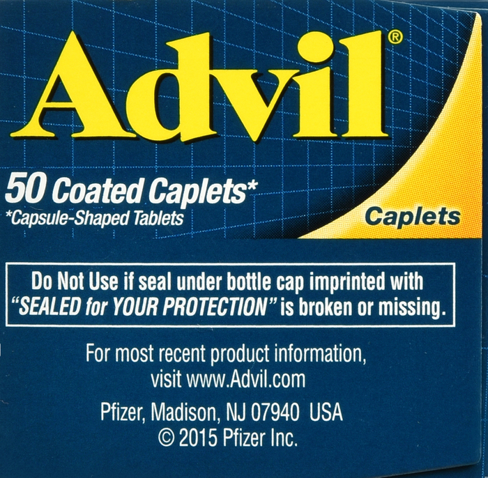 Advil Pain Reliever/Fever Reducer 200mg Caplets 50ct