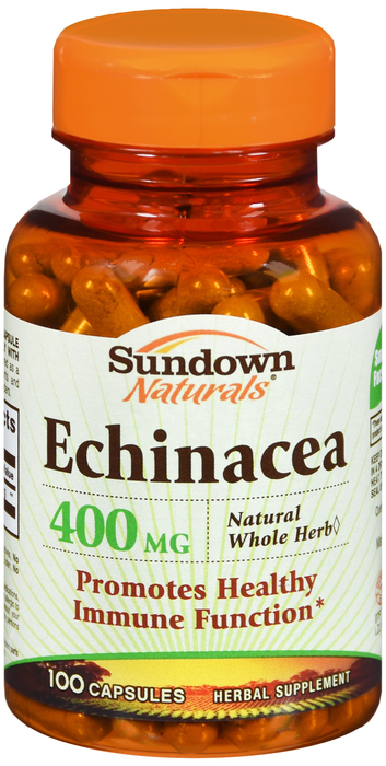 ECHINACEA WHOLE 400MG CAP 100CT SUNDWN