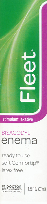 Fleet Stimulated Laxative Bisacodyl Enema 1.25oz